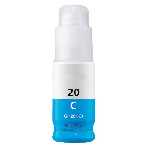 Picture of Premium 3394C001 (GI-20C) Compatible Canon Cyan Dye Ink Bottle