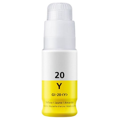 Picture of Premium 3396C001 (GI-20Y) Compatible Canon Yellow Dye Ink Bottle